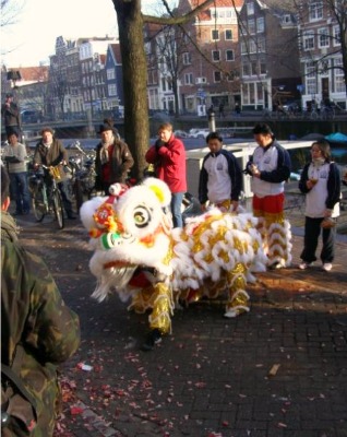 Dancing Chinese Dragon Amsterdam - Chinese New Year