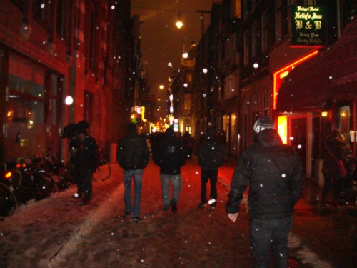 November- Amsterdam- Here comes the snow