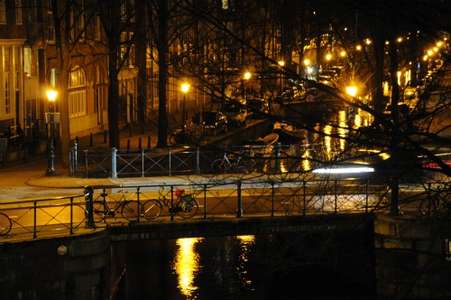Recht Boomssloot canal in Amsterdam